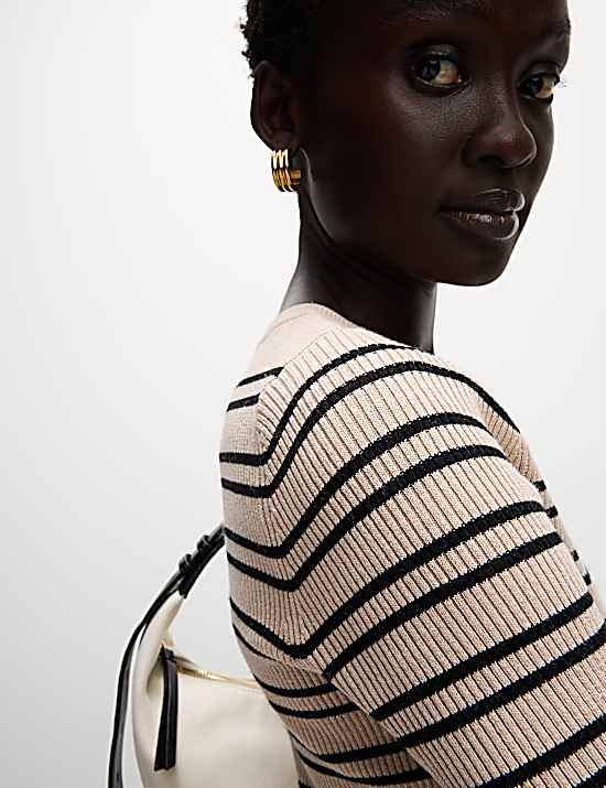 Tailored Striped Longline Waistcoat