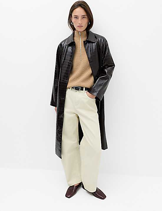 Tailored Striped Longline Waistcoat