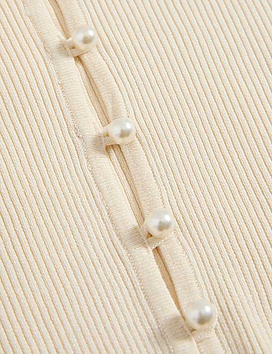 Tailored Striped Longline Waistcoat