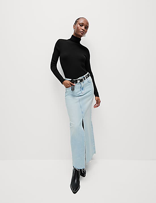 Tailored Striped Longline Waistcoat
