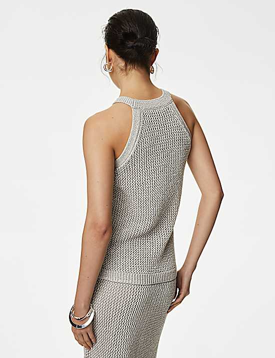 Tailored Striped Longline Waistcoat
