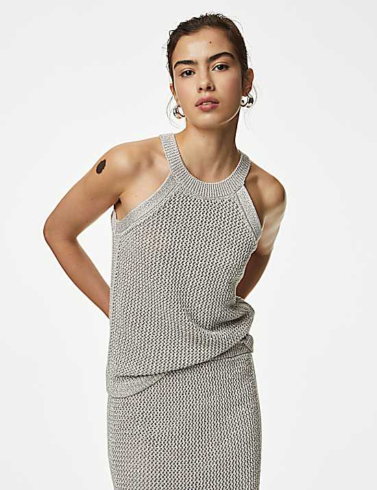 Tailored Striped Longline Waistcoat
