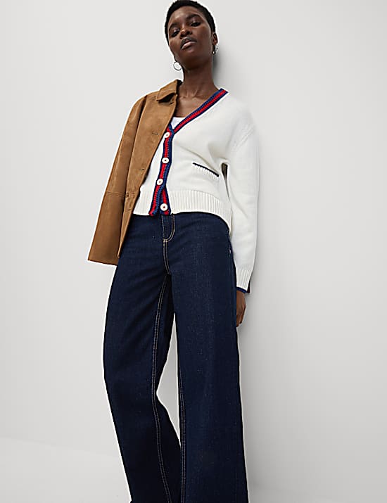Tailored Striped Longline Waistcoat