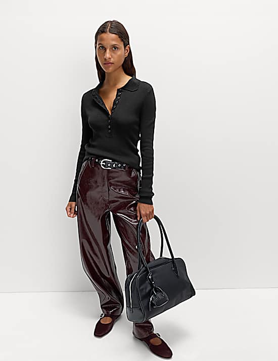 Tailored Striped Longline Waistcoat