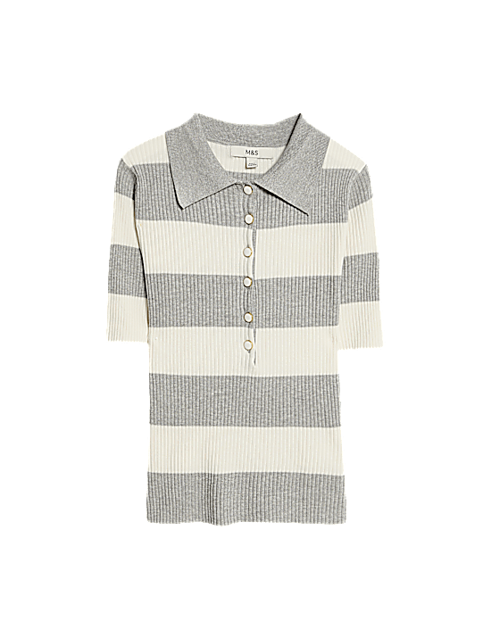 Tailored Striped Longline Waistcoat