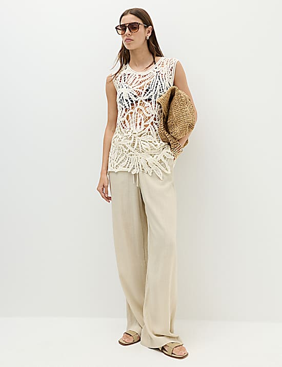 Tailored Striped Longline Waistcoat