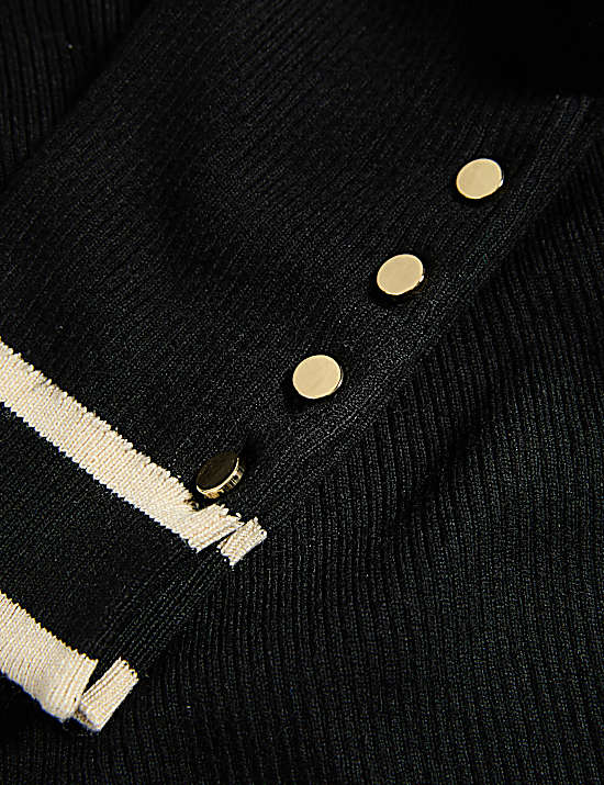 Tailored Striped Longline Waistcoat