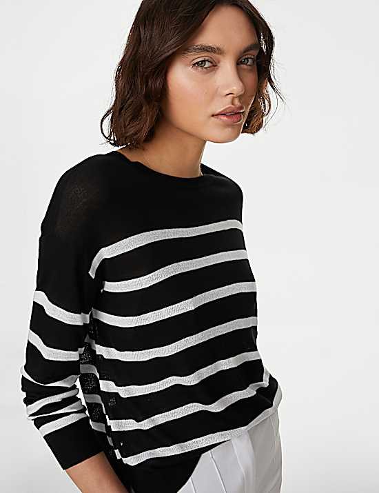 Tailored Striped Longline Waistcoat