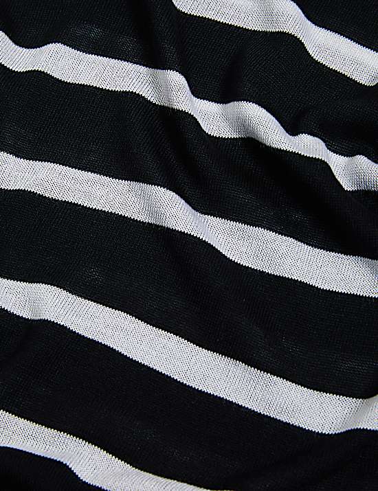 Tailored Striped Longline Waistcoat