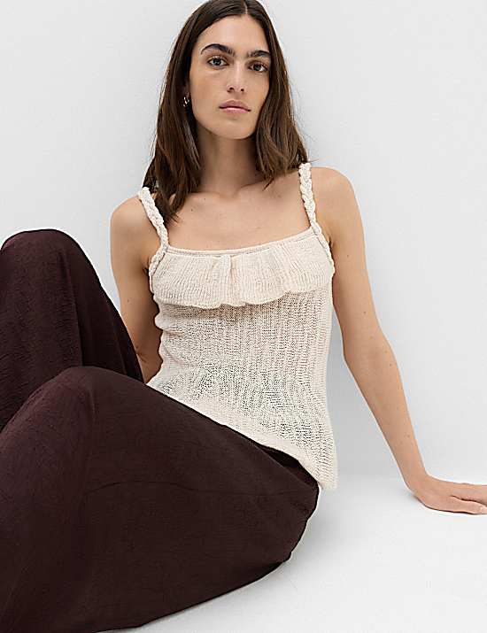 Tailored Striped Longline Waistcoat