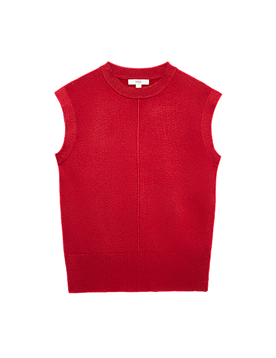 Tailored Striped Longline Waistcoat