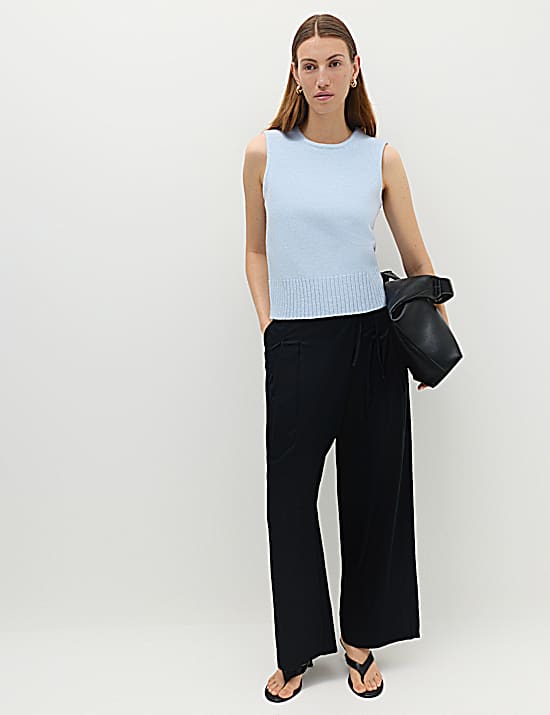 Tailored Striped Longline Waistcoat