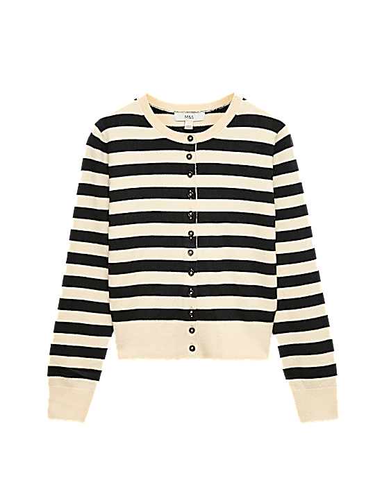 Tailored Striped Longline Waistcoat