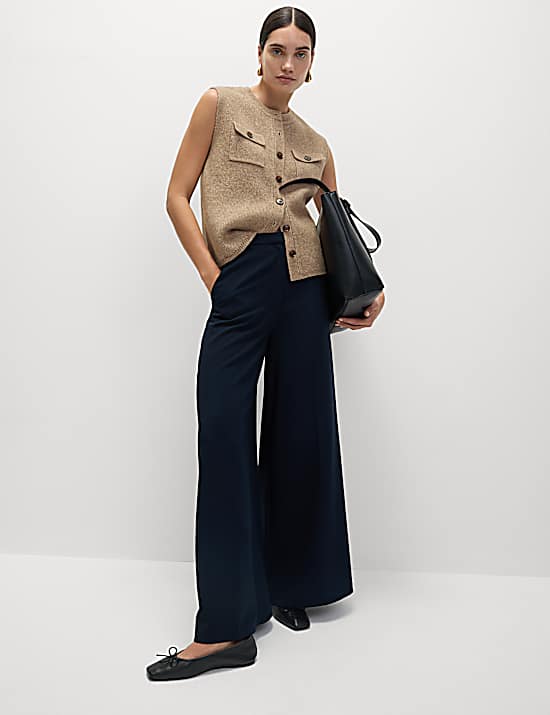 Tailored Striped Longline Waistcoat