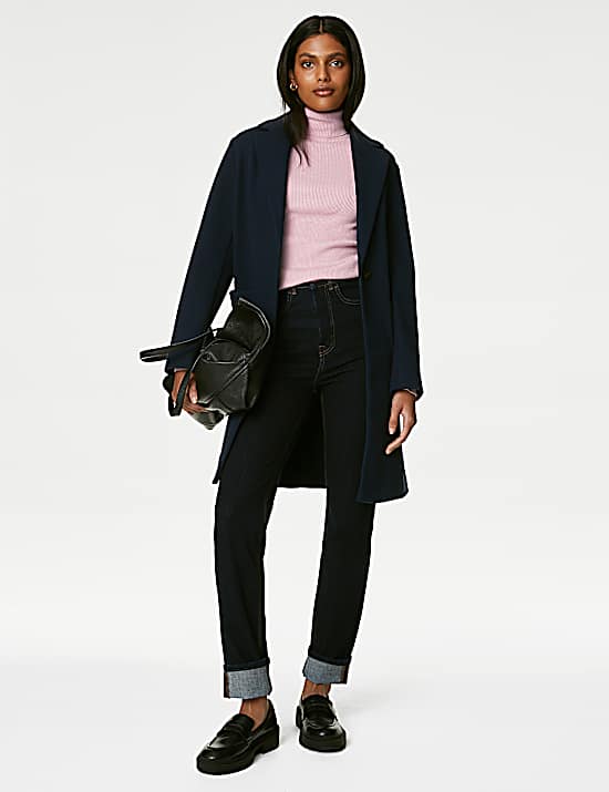 Tailored Striped Longline Waistcoat