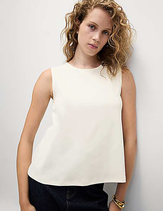 Tailored Striped Longline Waistcoat