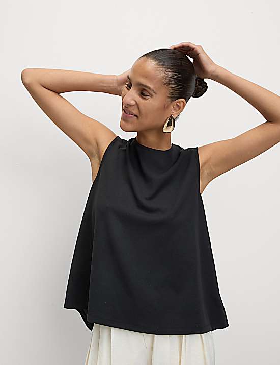 Tailored Striped Longline Waistcoat