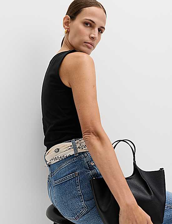 Tailored Striped Longline Waistcoat