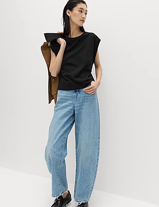 Tailored Striped Longline Waistcoat