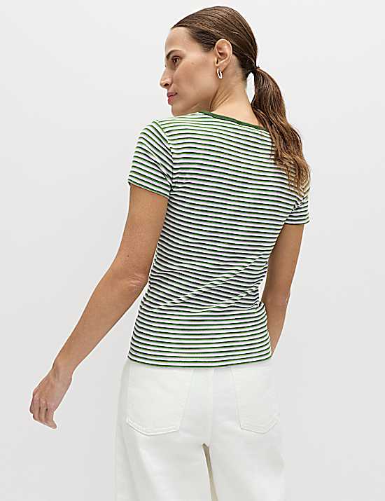 Tailored Striped Longline Waistcoat