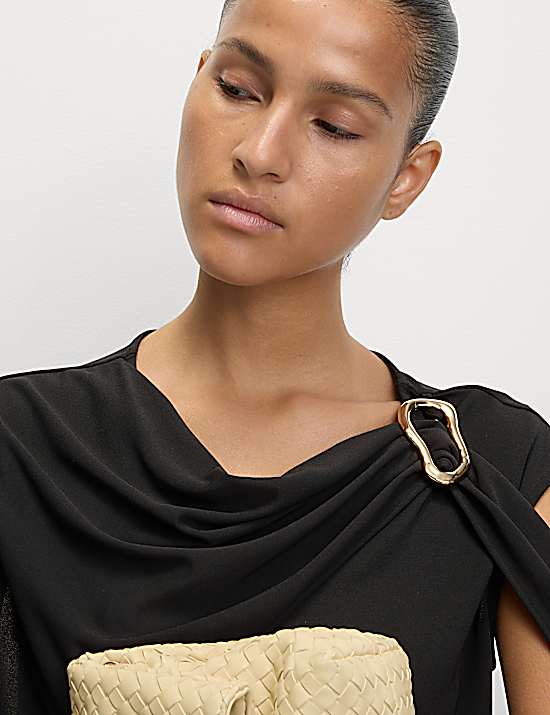 Tailored Striped Longline Waistcoat