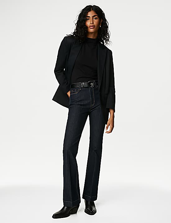 Tailored Striped Longline Waistcoat