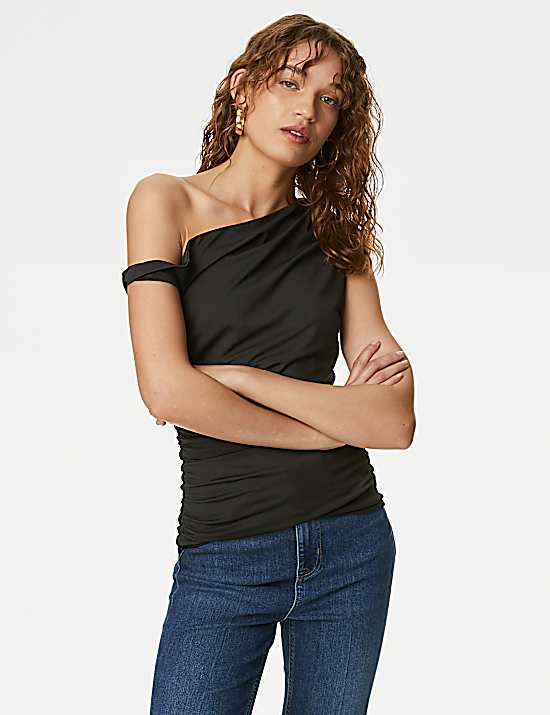 Tailored Striped Longline Waistcoat