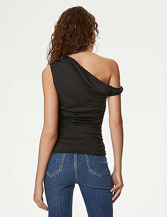 Tailored Striped Longline Waistcoat