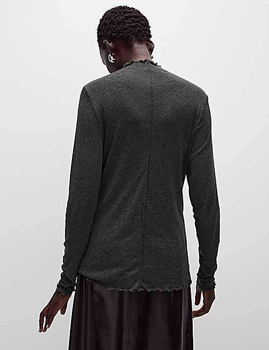 Tailored Striped Longline Waistcoat