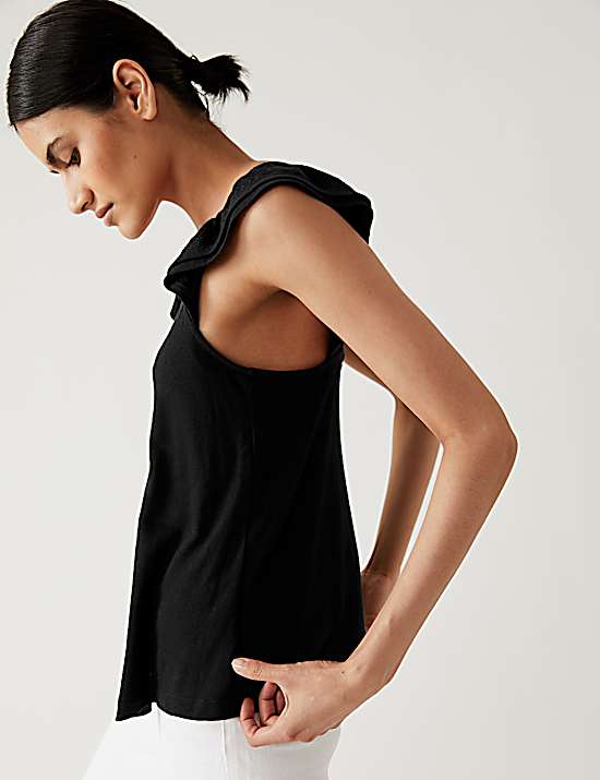 Tailored Striped Longline Waistcoat