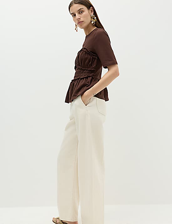 Tailored Striped Longline Waistcoat