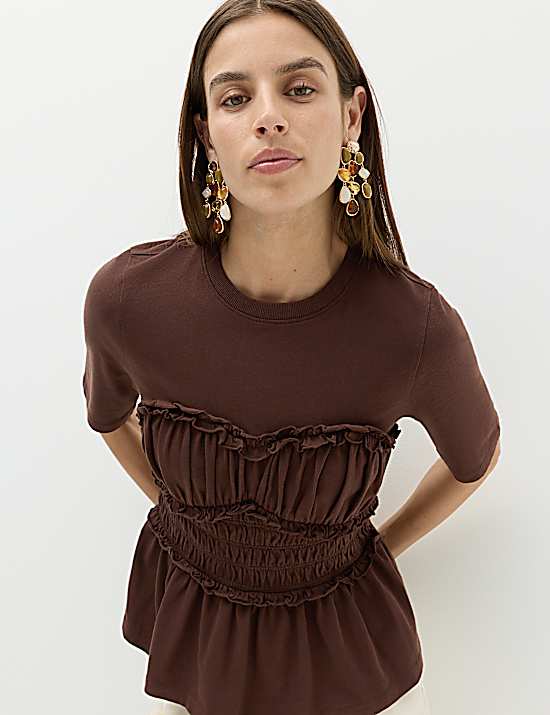 Tailored Striped Longline Waistcoat
