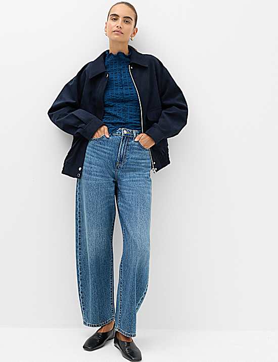 Tailored Striped Longline Waistcoat