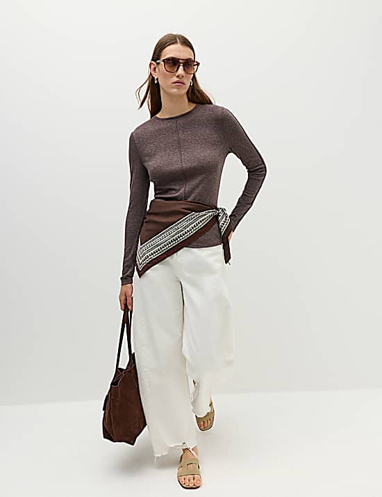 Tailored Striped Longline Waistcoat