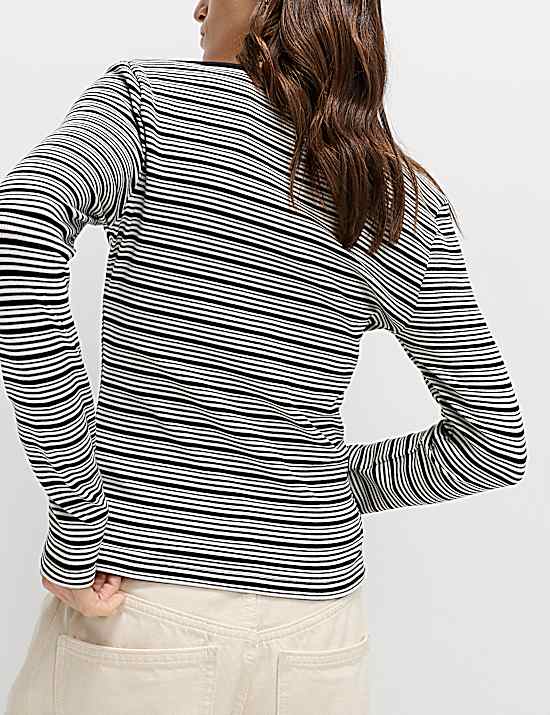 Tailored Striped Longline Waistcoat