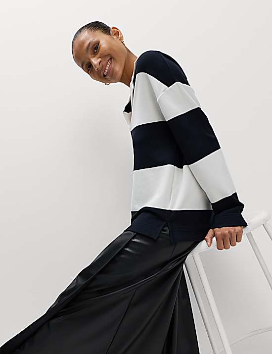 Tailored Striped Longline Waistcoat