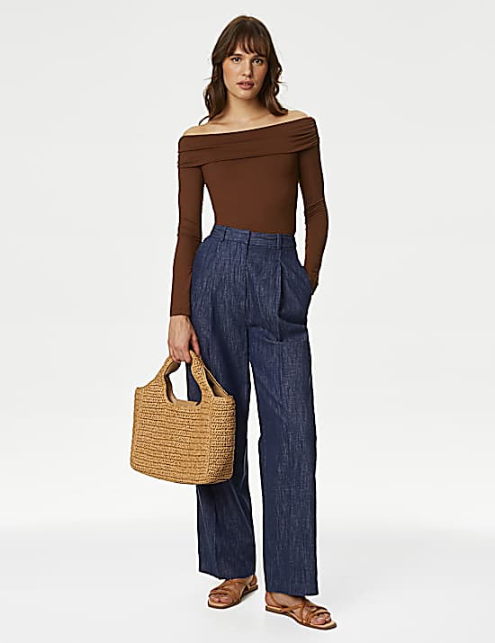 Tailored Striped Longline Waistcoat