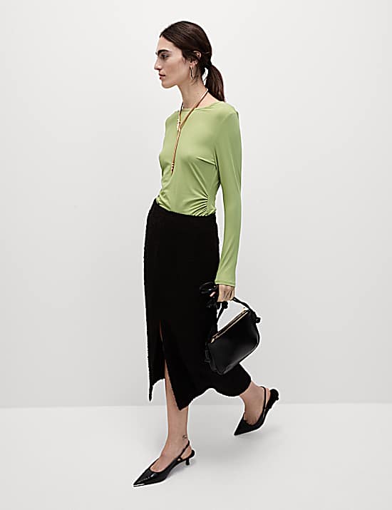 Tailored Striped Longline Waistcoat