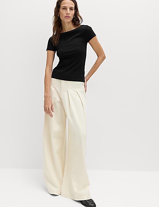 Tailored Striped Longline Waistcoat