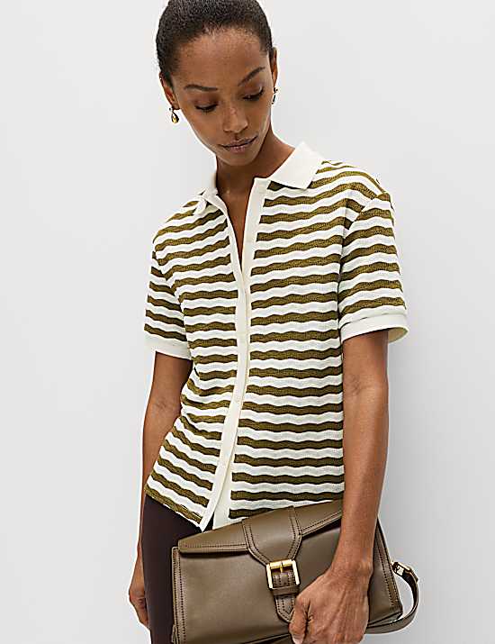 Tailored Striped Longline Waistcoat
