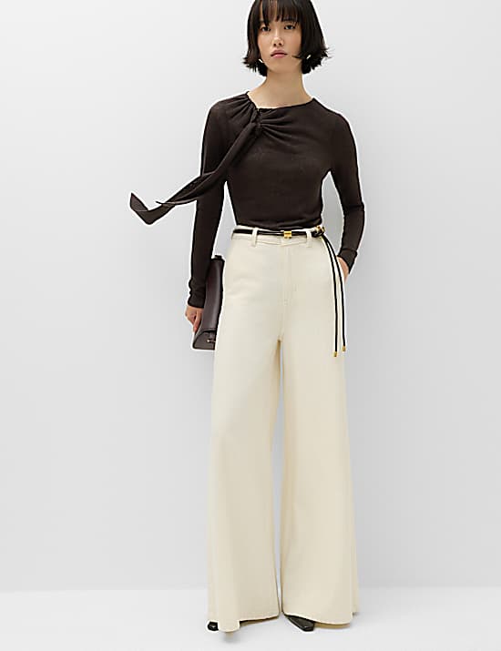 Tailored Striped Longline Waistcoat