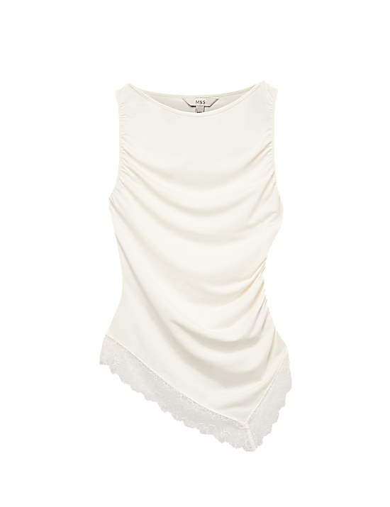 Tailored Striped Longline Waistcoat