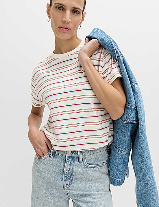 Tailored Striped Longline Waistcoat