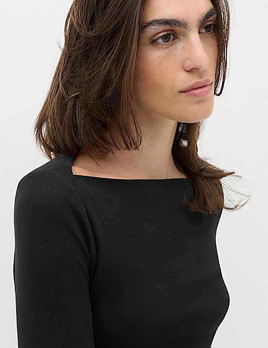 Tailored Striped Longline Waistcoat