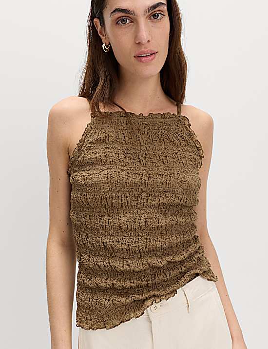 Tailored Striped Longline Waistcoat