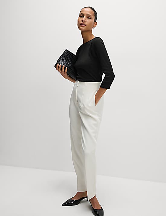 Tailored Striped Longline Waistcoat