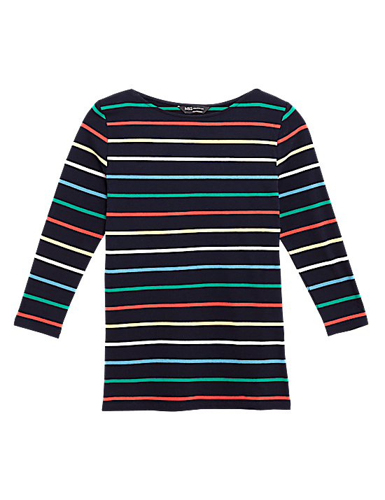 Tailored Striped Longline Waistcoat