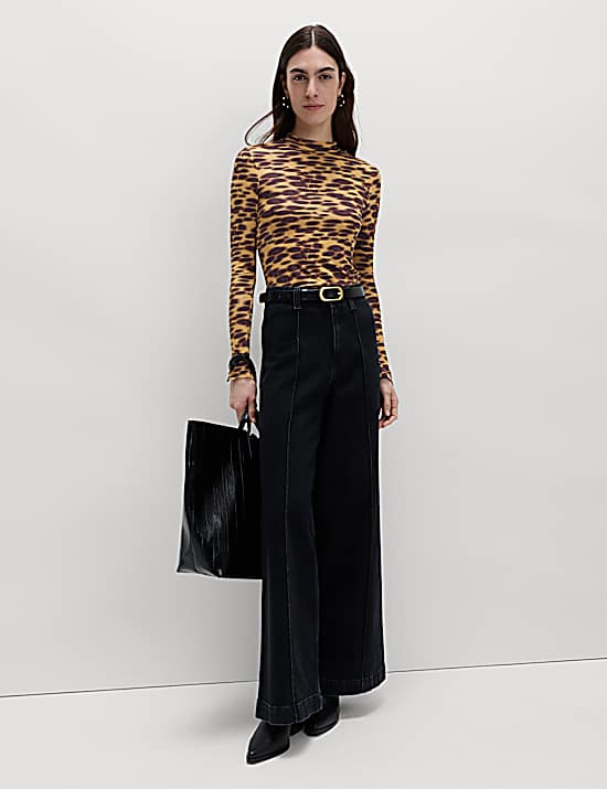 Tailored Striped Longline Waistcoat