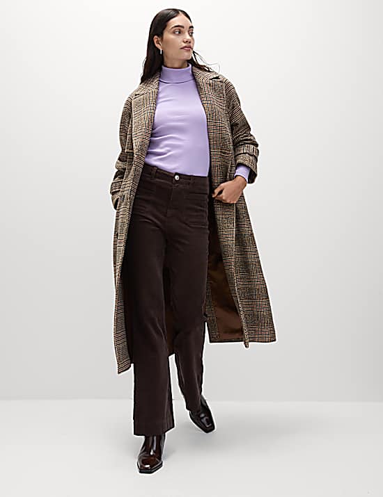 Tailored Striped Longline Waistcoat