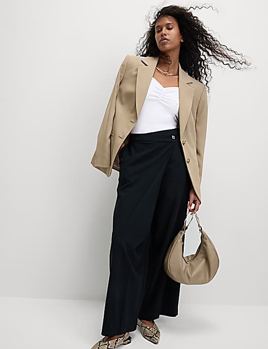 Tailored Striped Longline Waistcoat